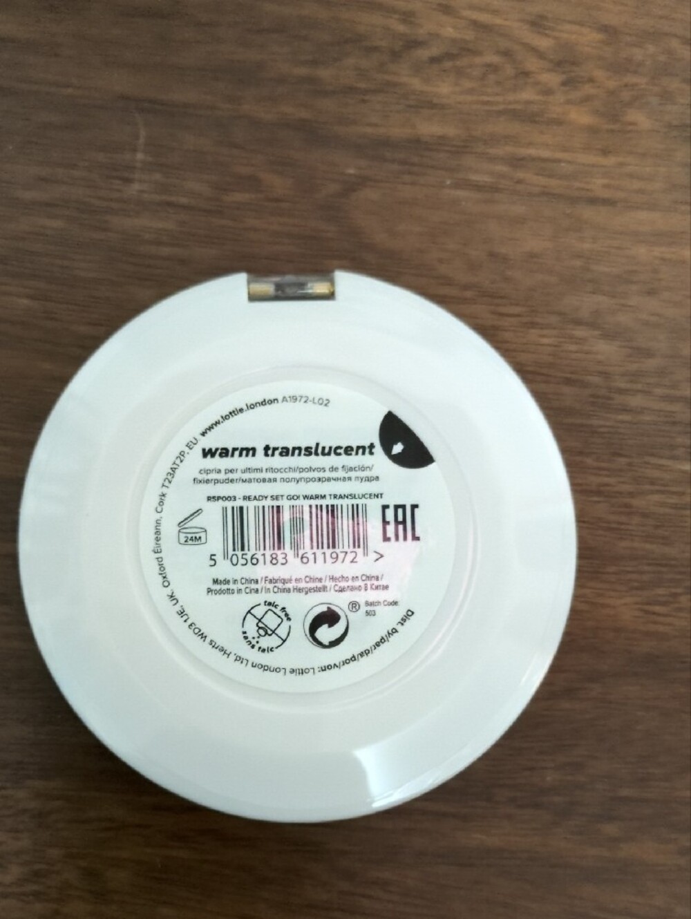 Pressed Setting Powder - Warm Translucent - Picture 2 of 2